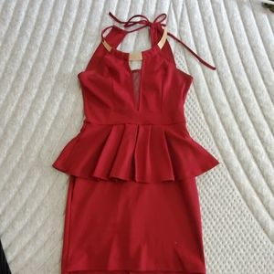 Red dress